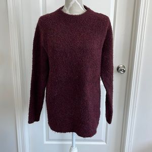 Joe Fresh knit maroon sweater size medium